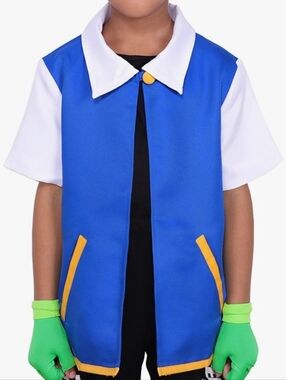 Kids Ash Ketchum Vest Costume